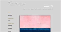 Desktop Screenshot of 30artgallery.com