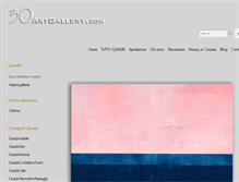 Tablet Screenshot of 30artgallery.com